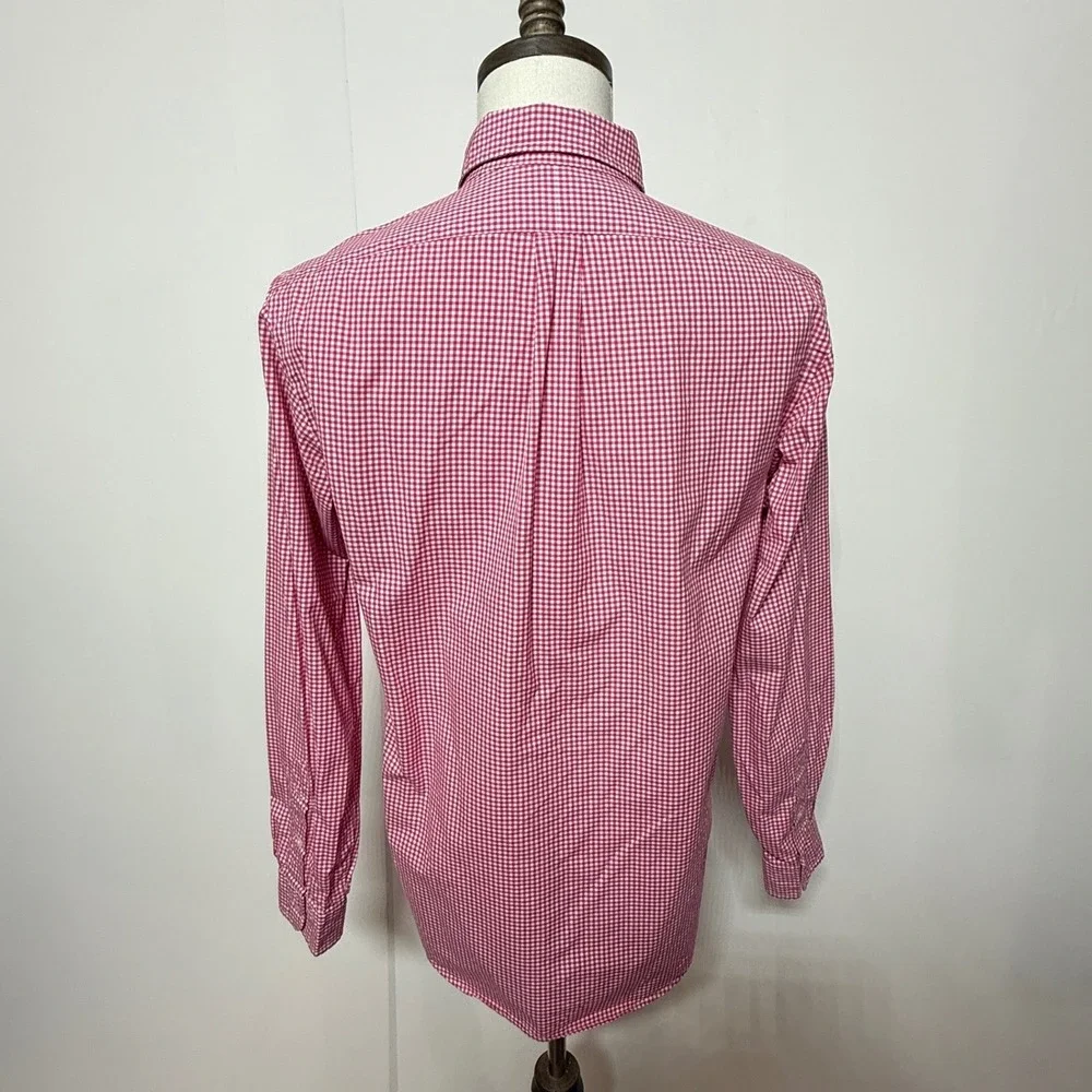 Polo by Ralph Lauren Pink Gingham Button-Down Shirt - Picture 3 of 9